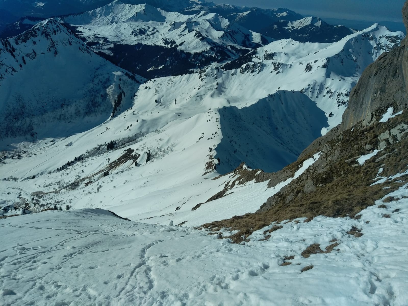 #5 La descente, depuis la brèche La descente, depuis la brèche