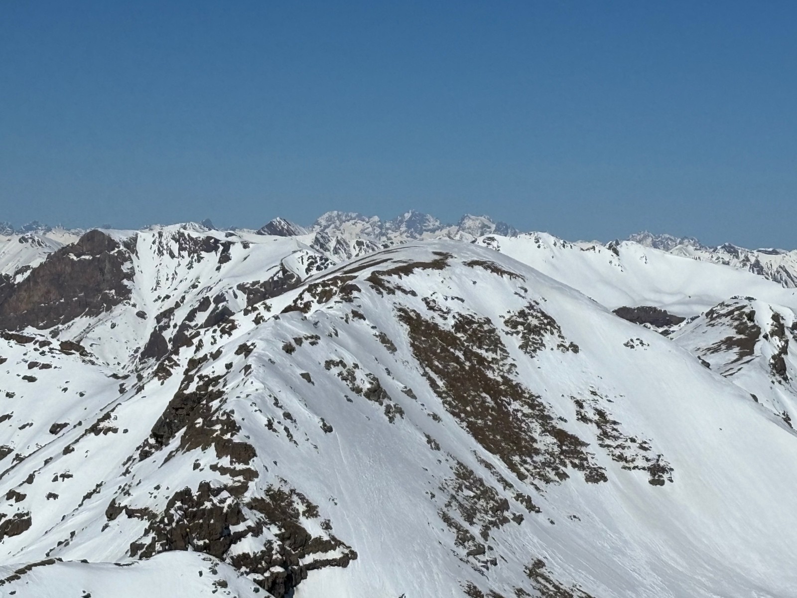 &nbsp;Les Écrins au fond
