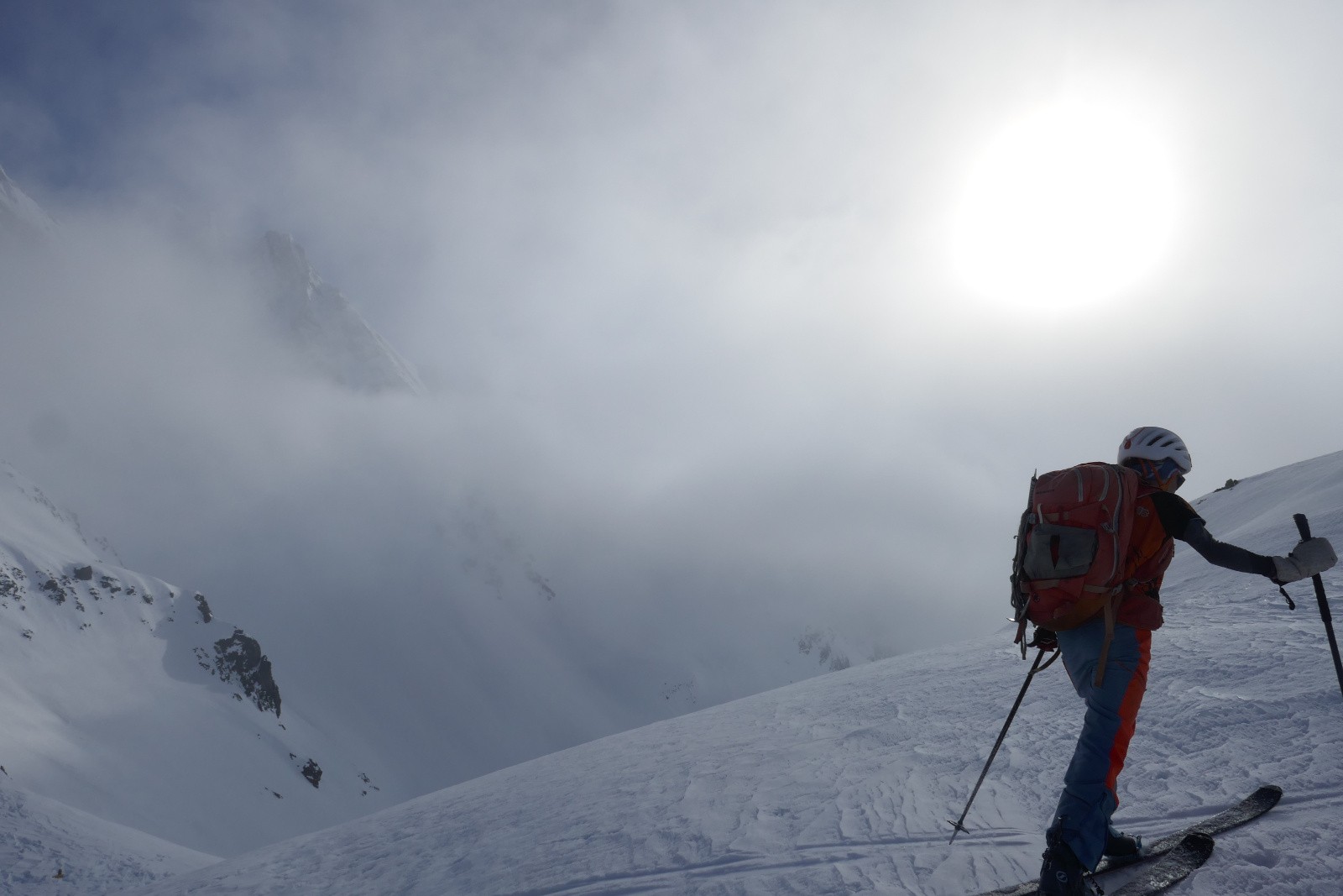 Au dessus du Pas de la Mine de Fer 