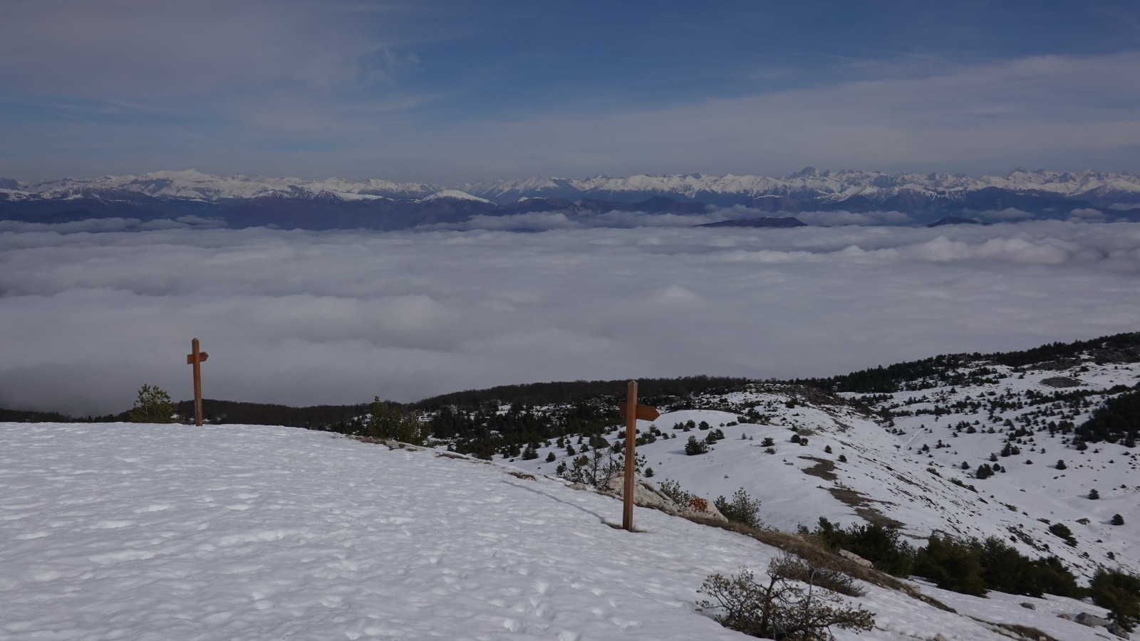 Panorama sur les sommets du Mercantour