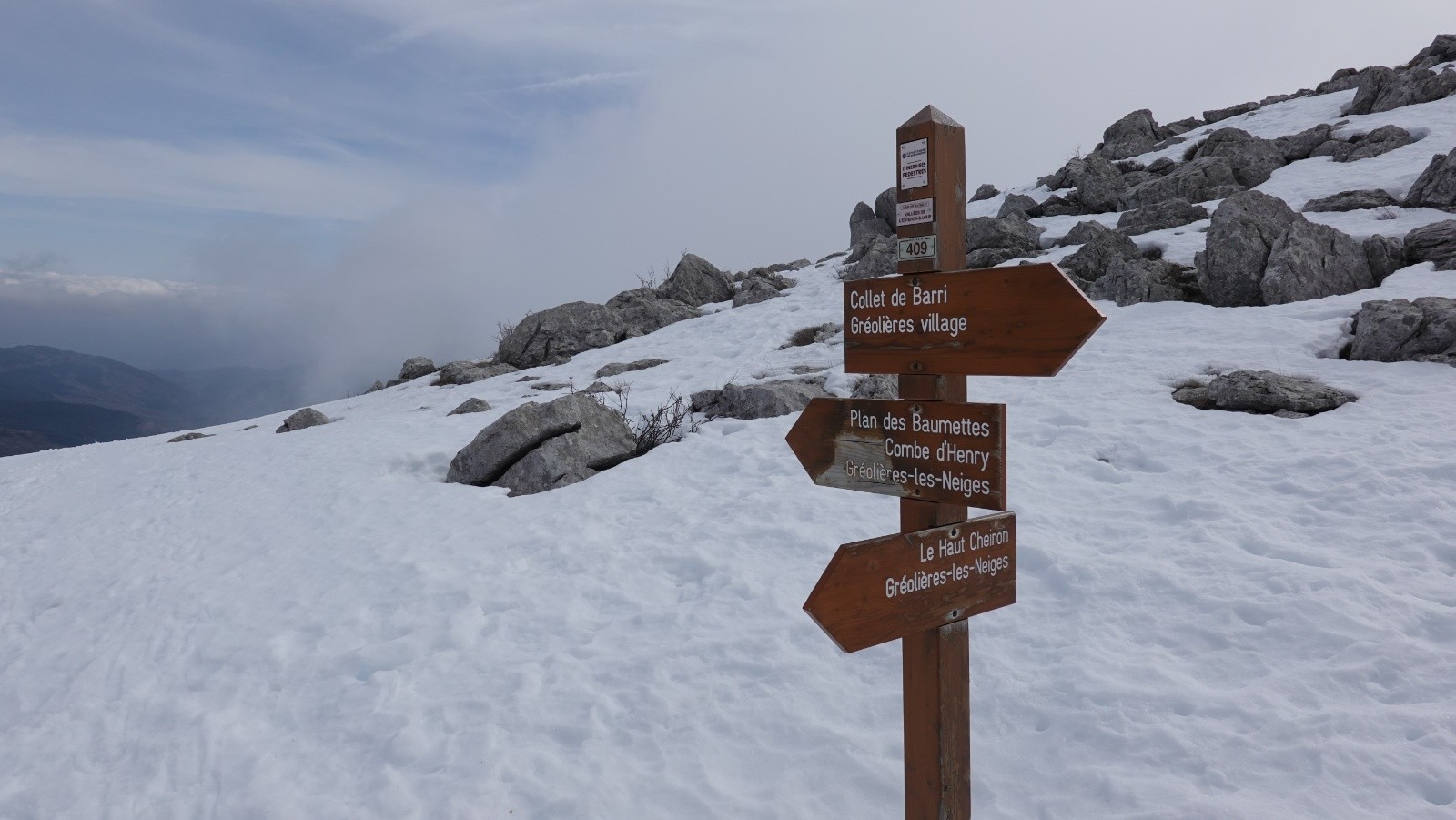 En arrivant sous la Croix de Verse
