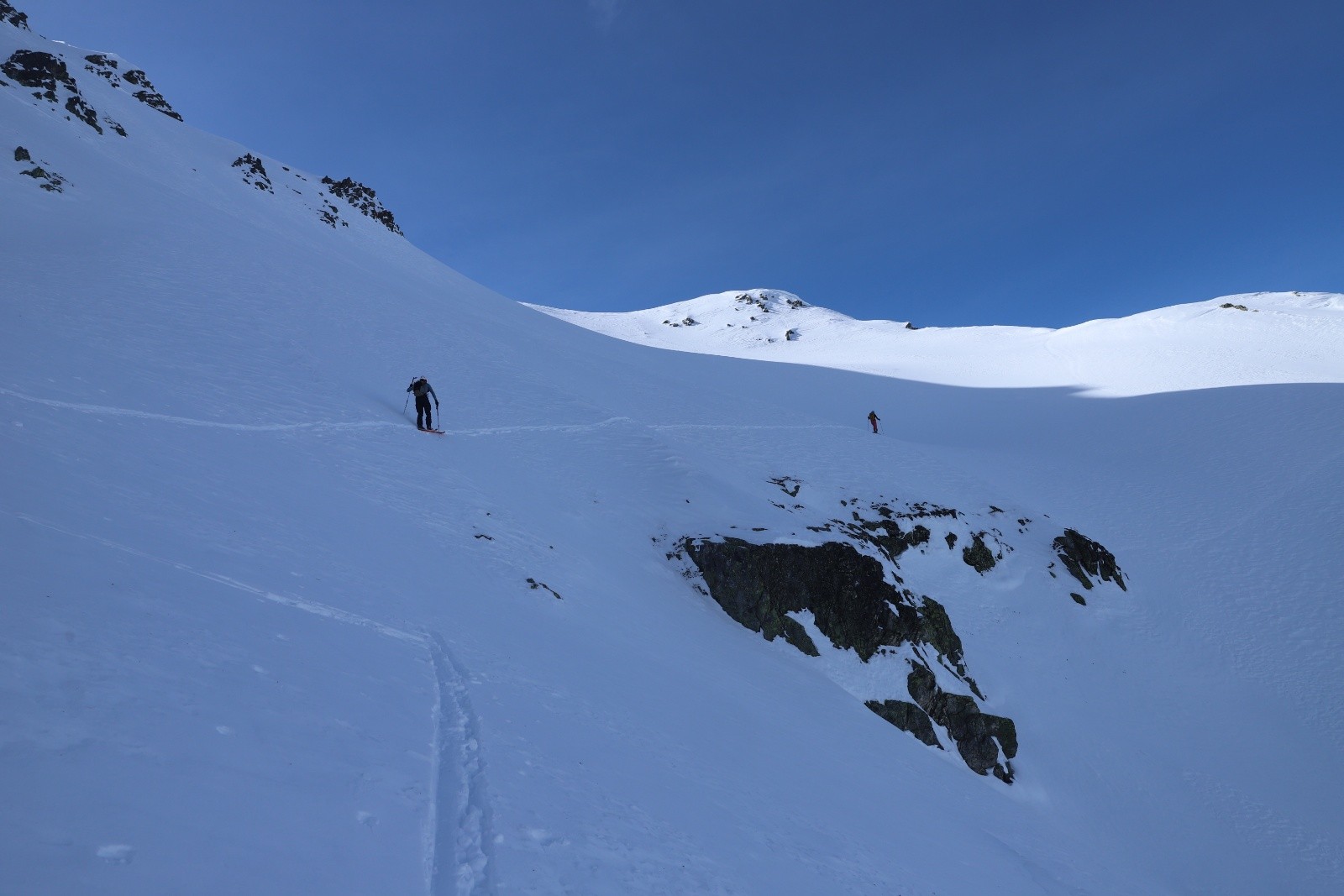 Contournement de la petite barre et Signal des Valloires en vue&nbsp;
