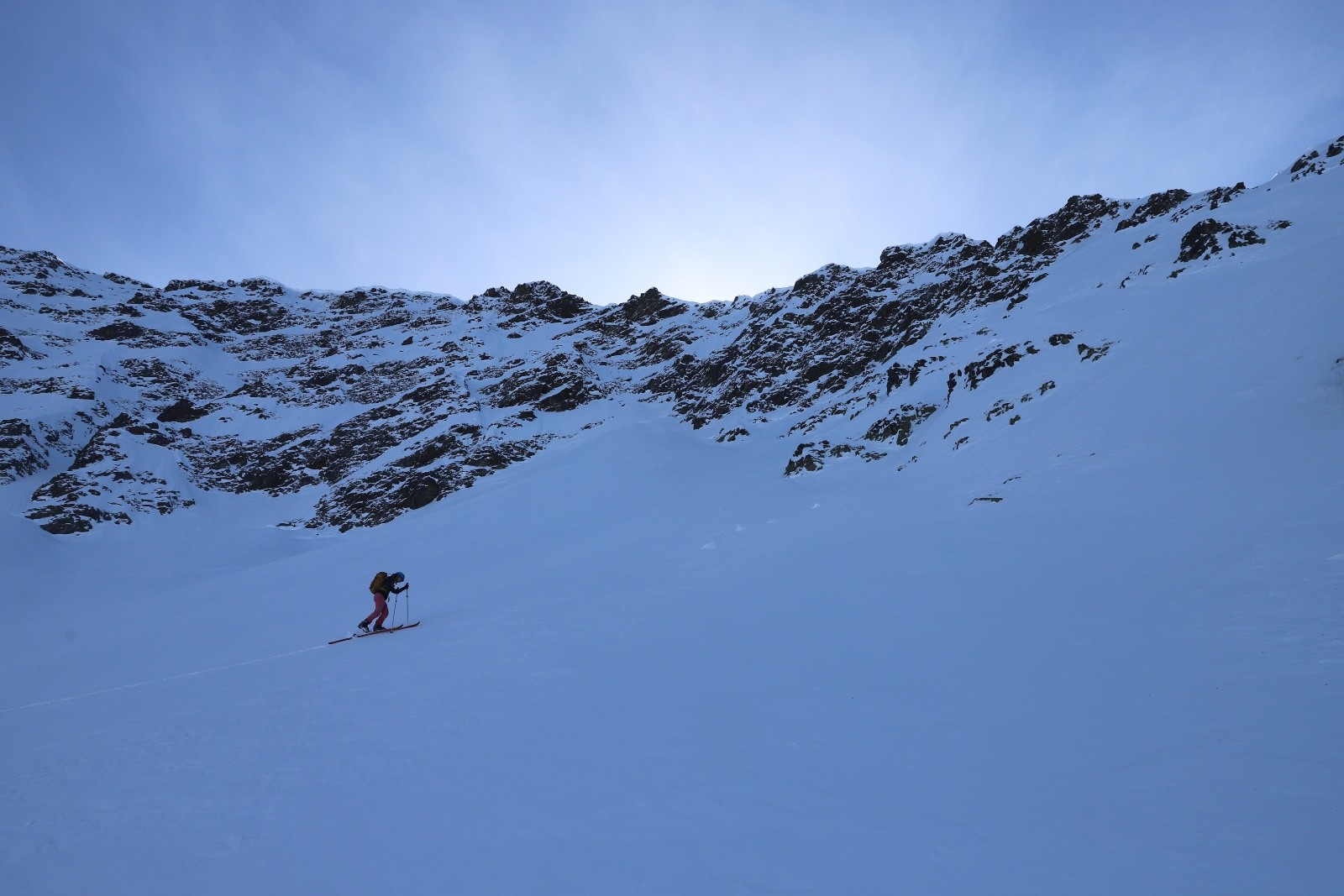 &nbsp;Sous le versant Nord du Pic des Valloires