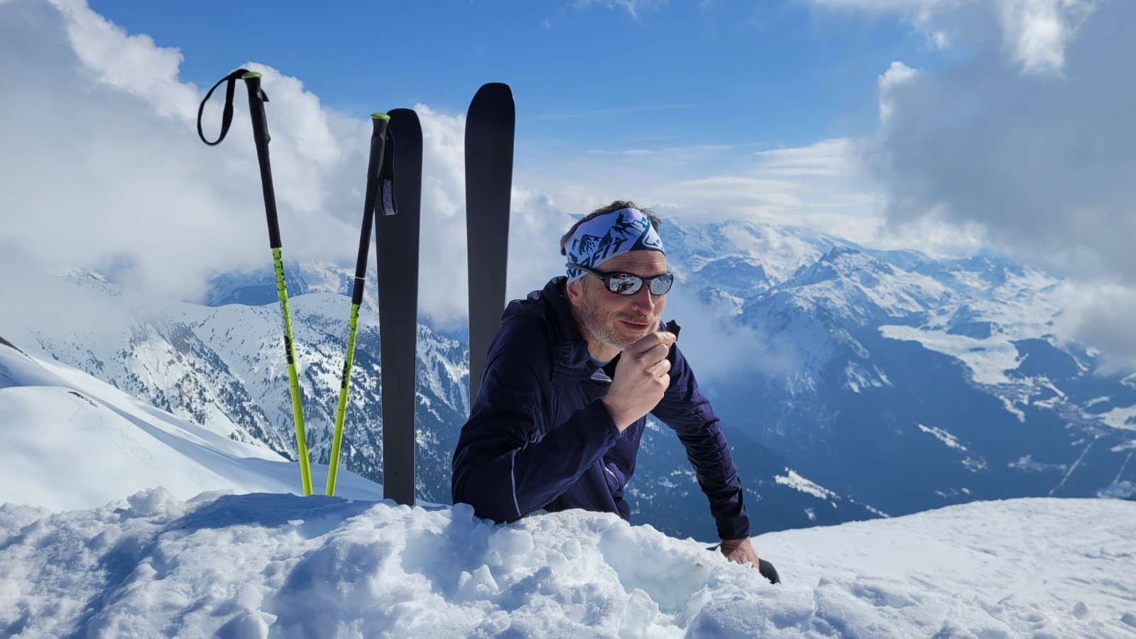 &nbsp;chocolat noir au sommet du Jovet