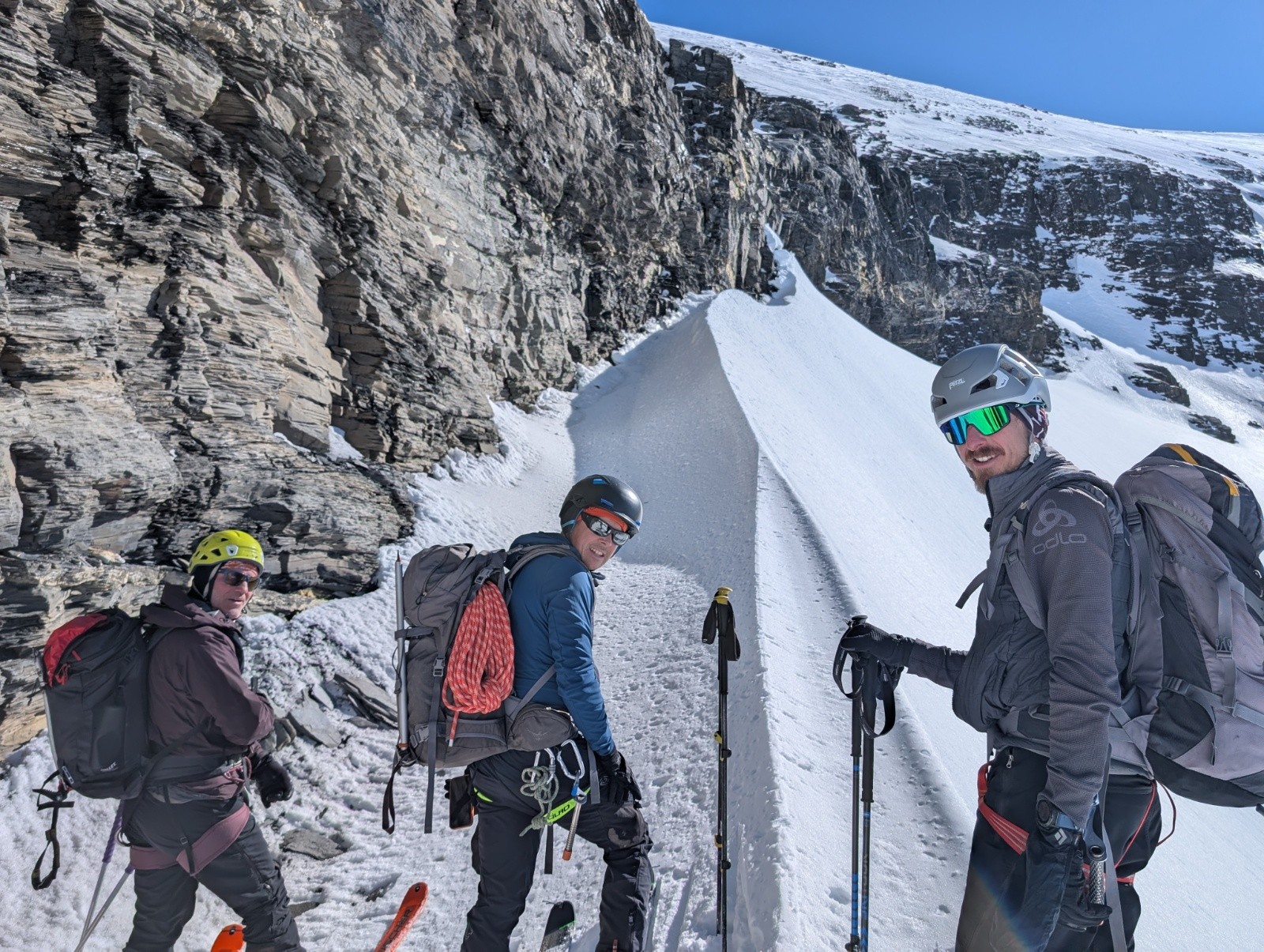 on va troquer les couteaux pour les crampons, en montant au Balmhorn&nbsp;