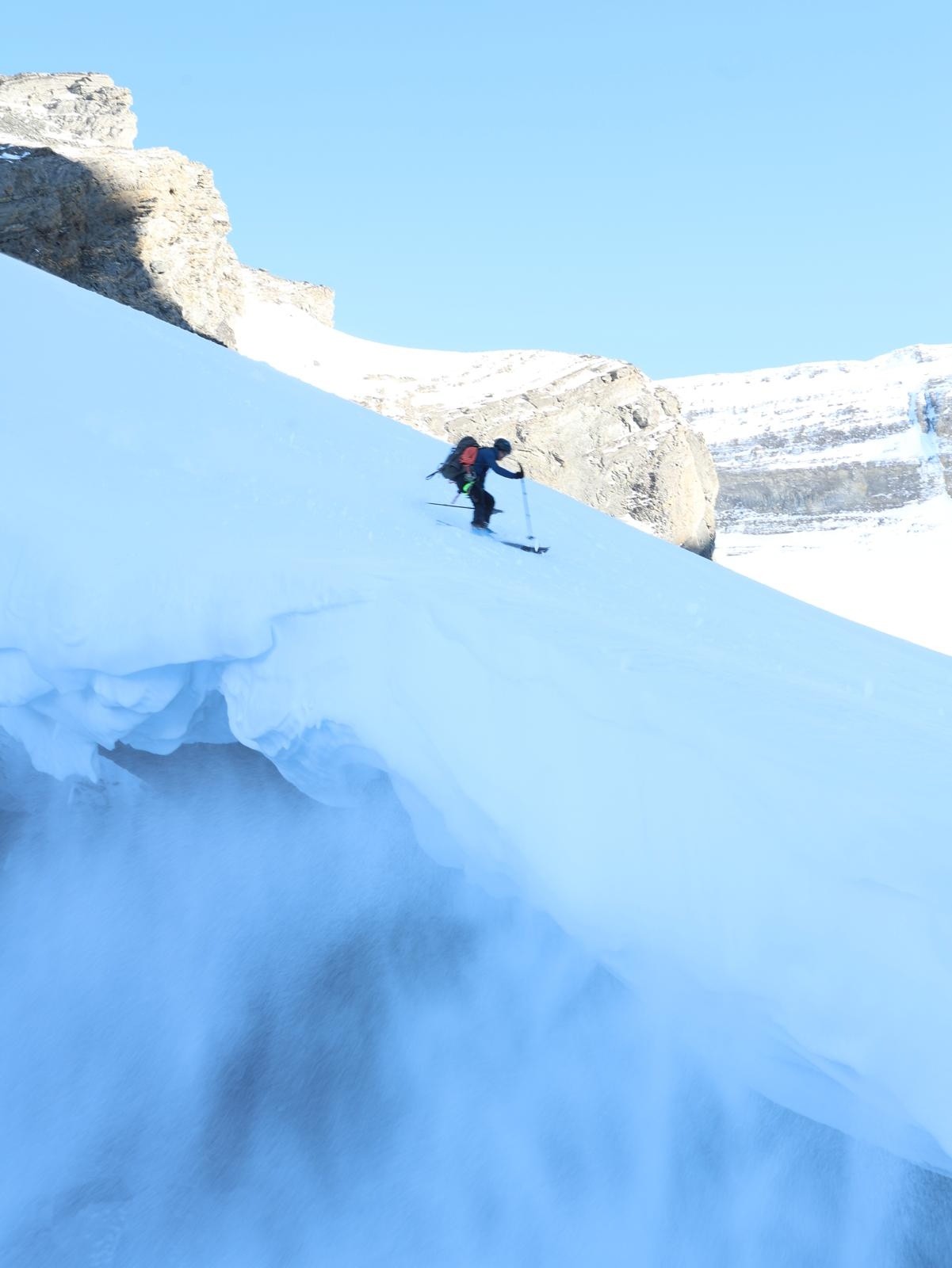&nbsp;Descente au dessus de la grotte glacière&nbsp;