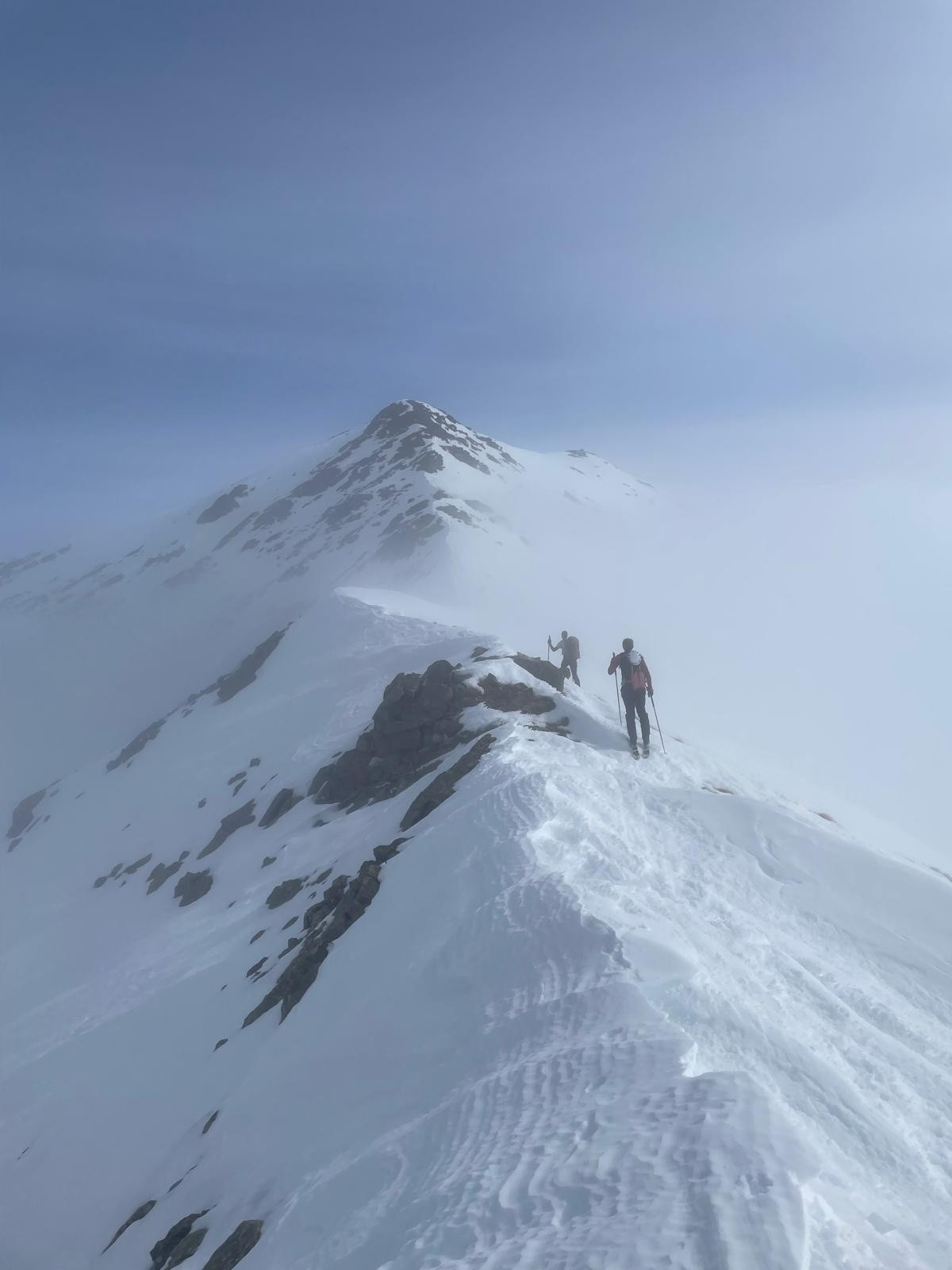 Arrivée au Pétoumier