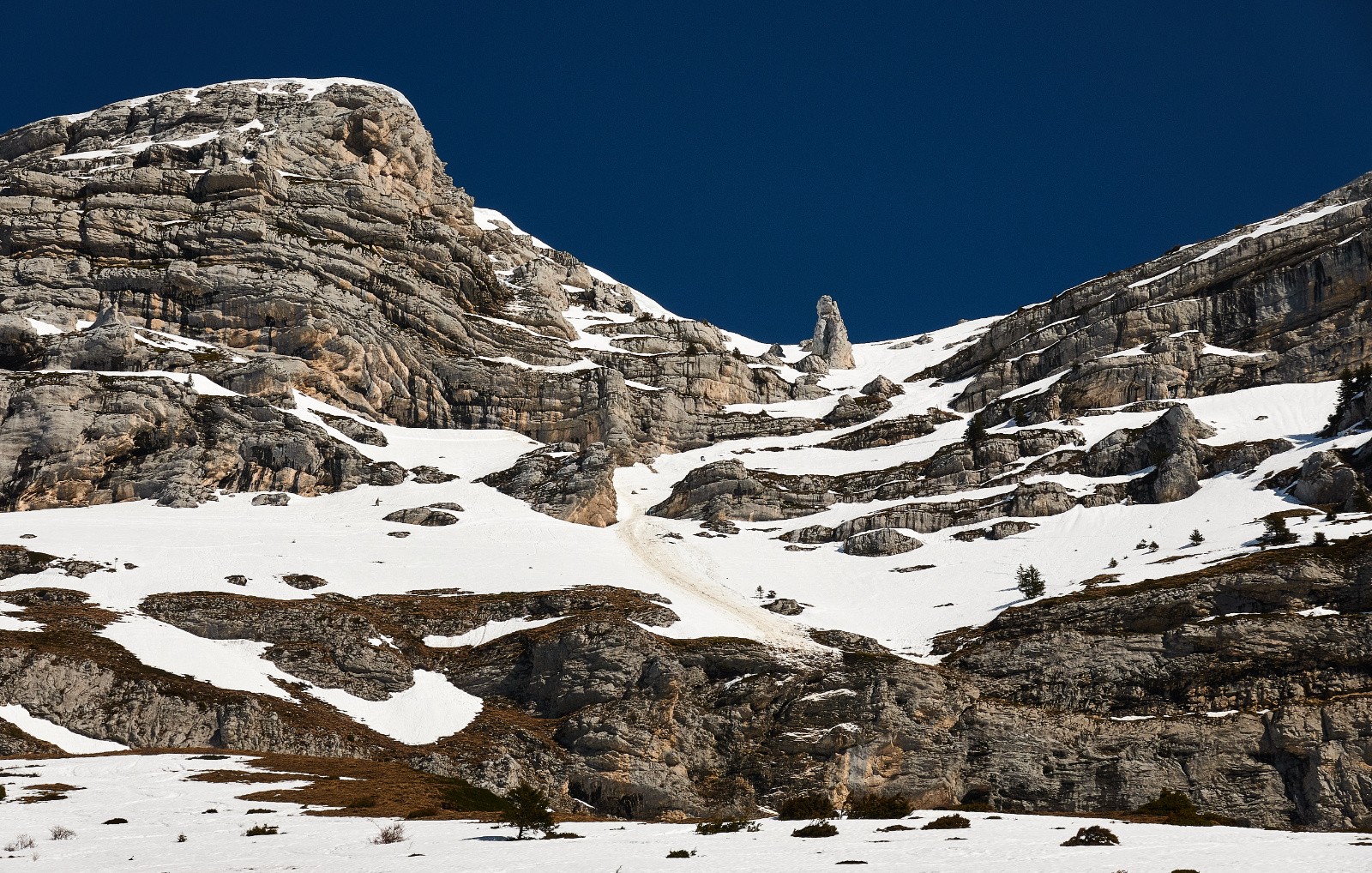 Après la coulée qui a laissé quelques traces...