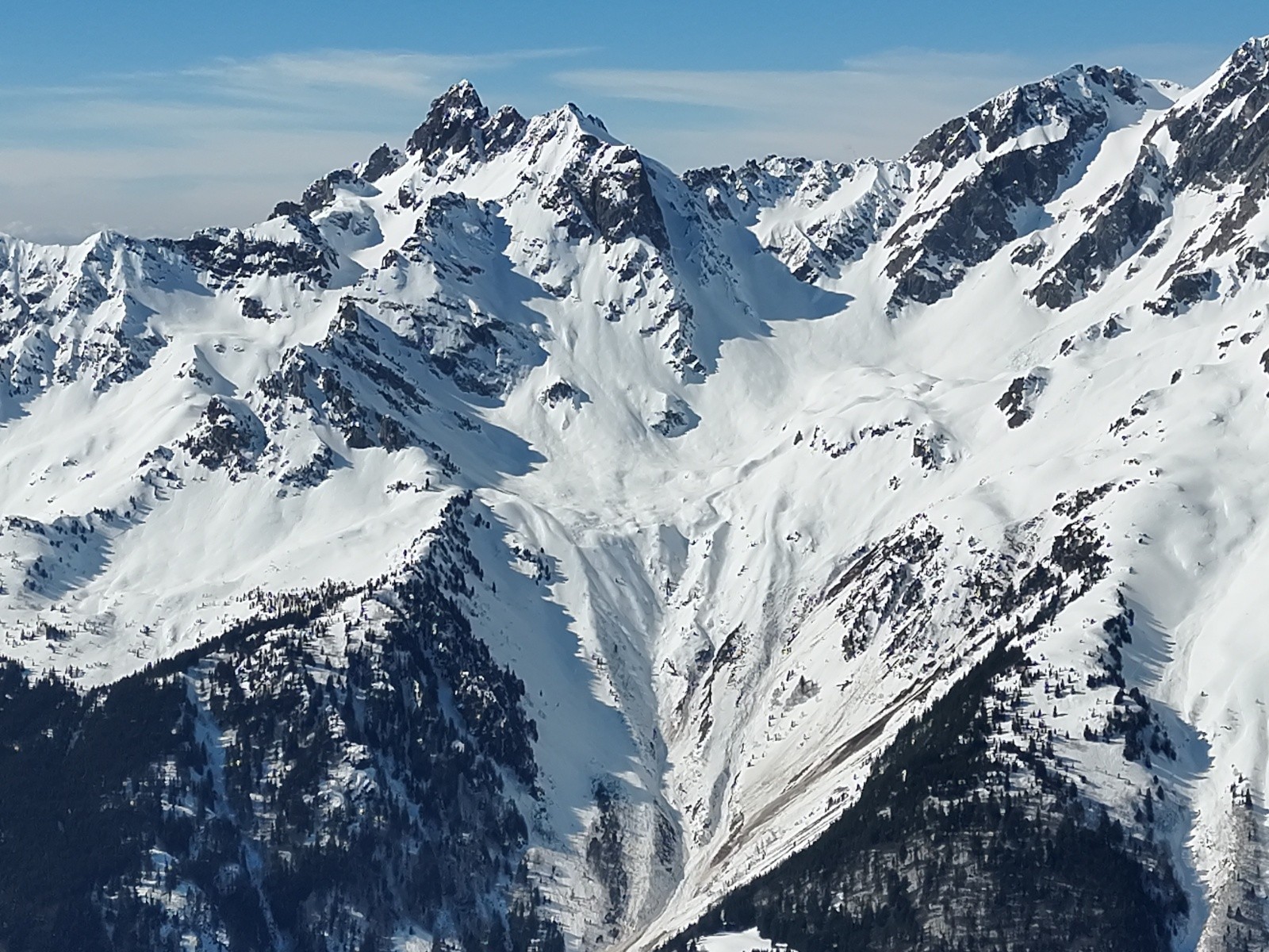 zoom Drône vers GL d'Allemont