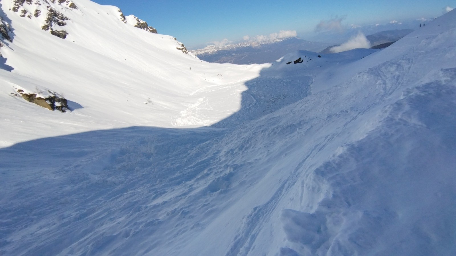 Tempête sur le lac de Crop