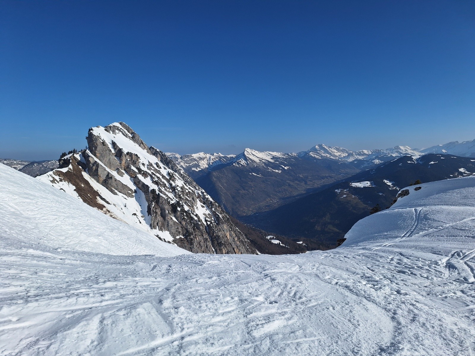 Lachat et Bornes depuis le Bouton