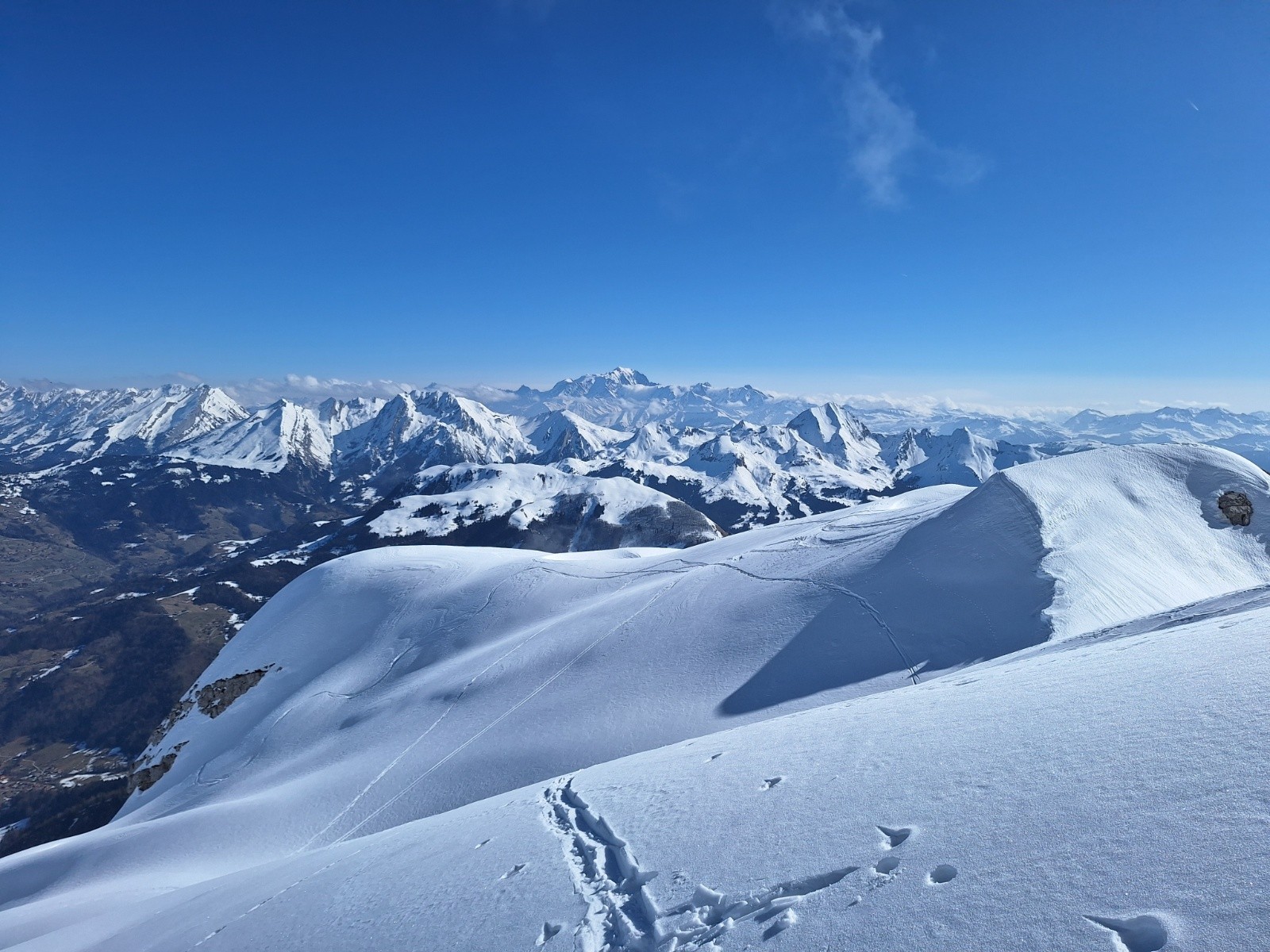 Vue depuis le petit col