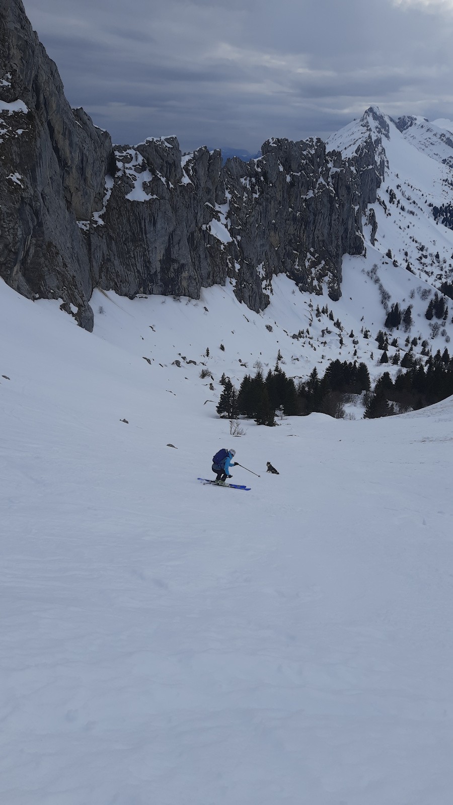 Descente en moquette