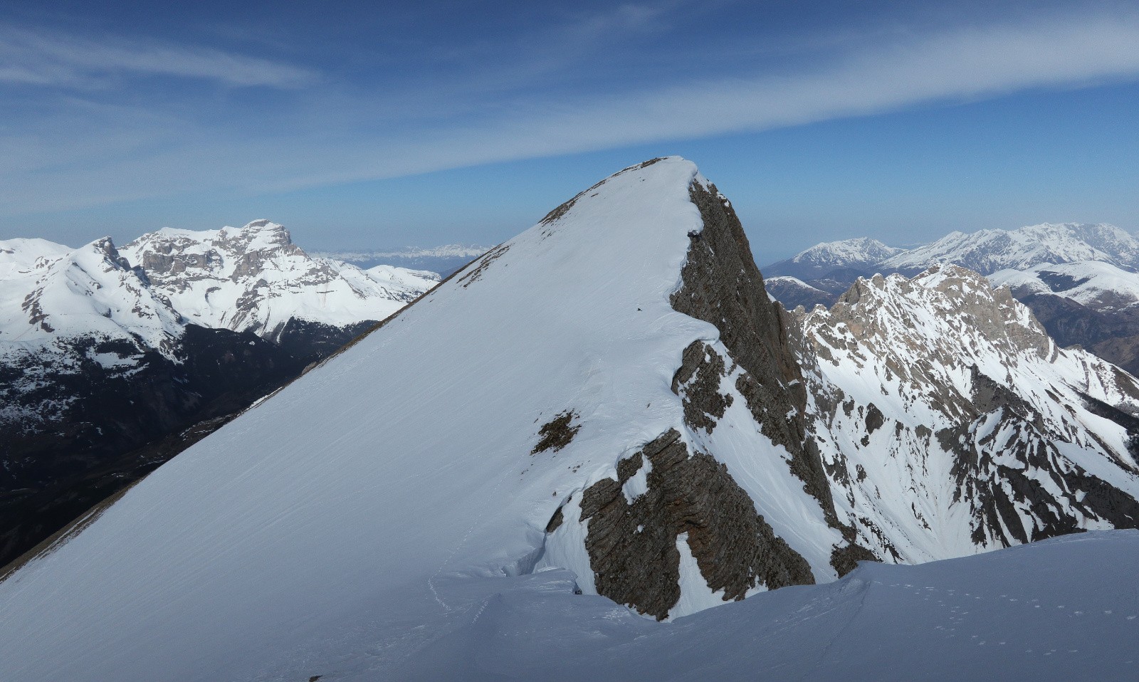 Le Roc Roux depuis le Pt 2552m&nbsp;