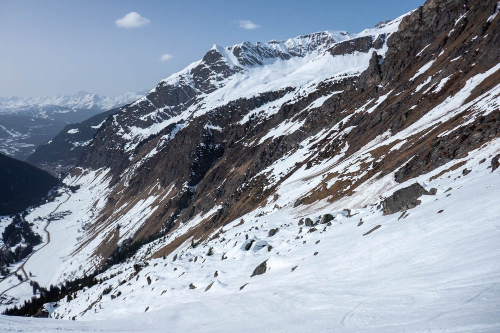 dans la face sud du LÃ©cheron