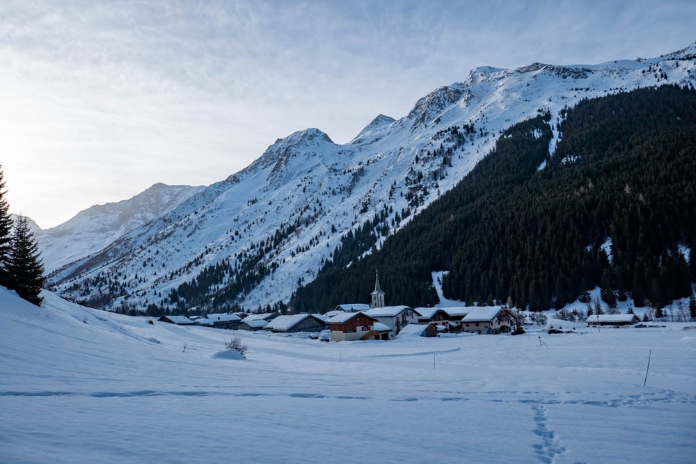 au dÃ©part de Champagny