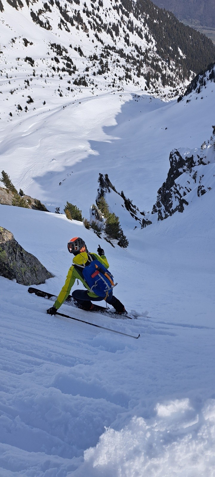 #3 dans le petit couloir nord est de la tête de la perrière dans le petit couloir nord est de la tête de la perrière