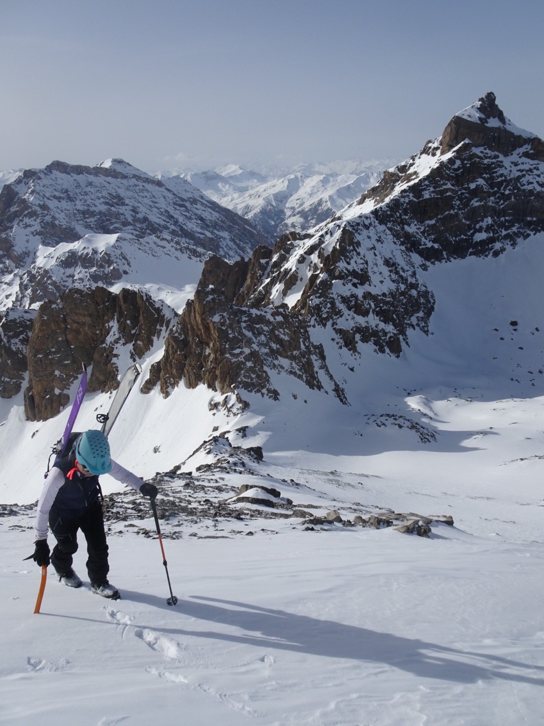 Haut de la face Nord