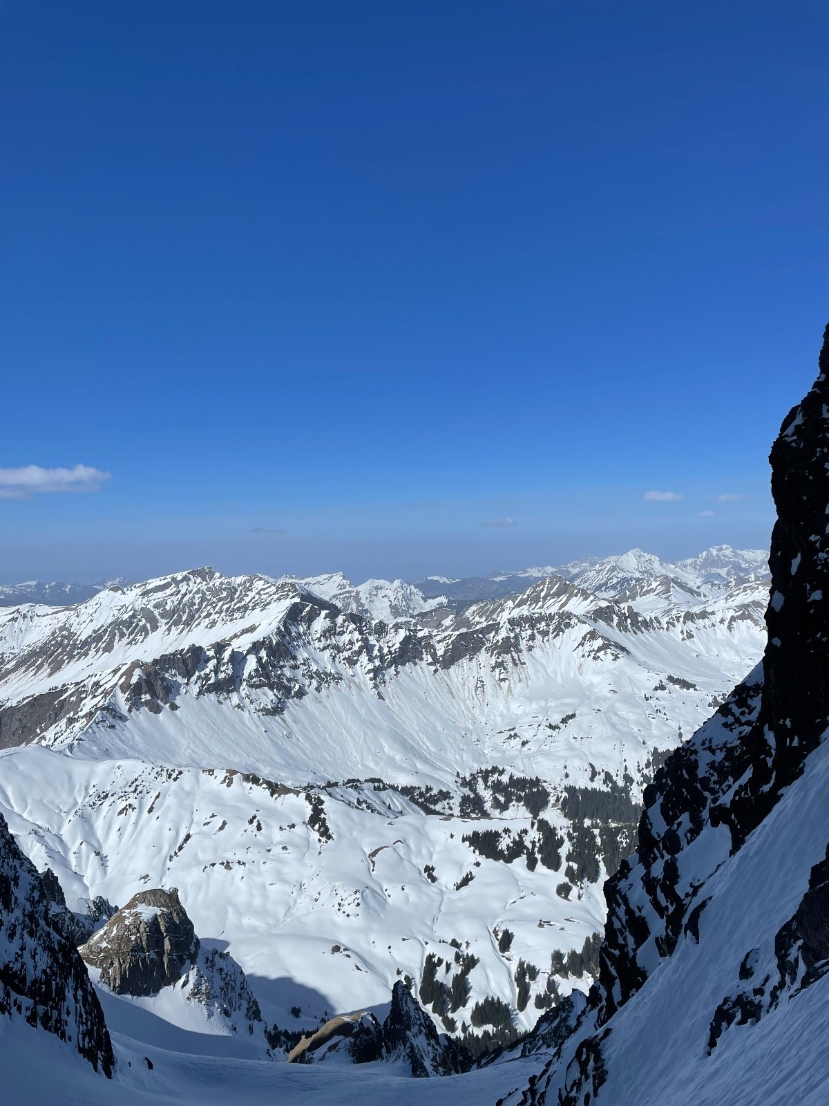 &nbsp;Les Portes du Soleil depuis Bourdillon.