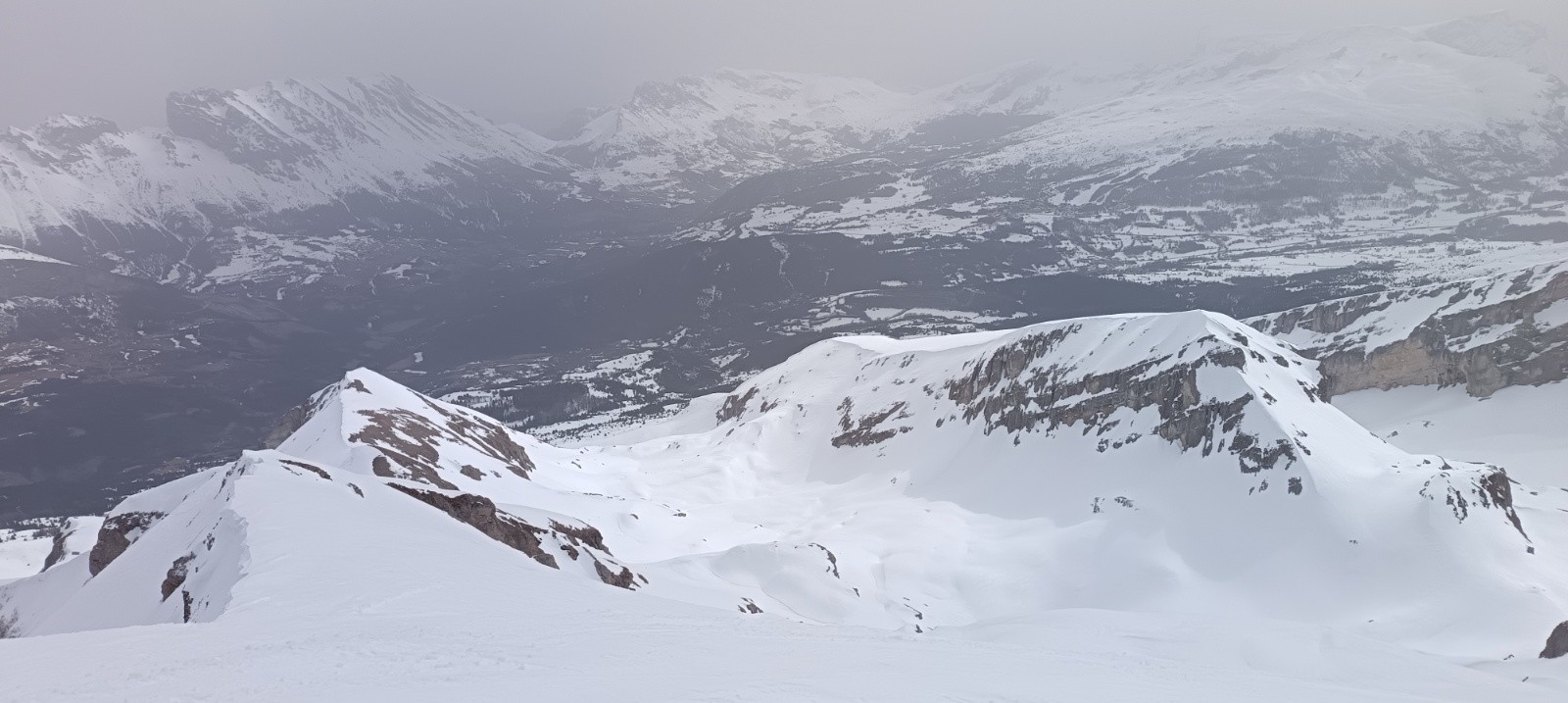 Plateau du Dévoluy vu du sommet&nbsp;