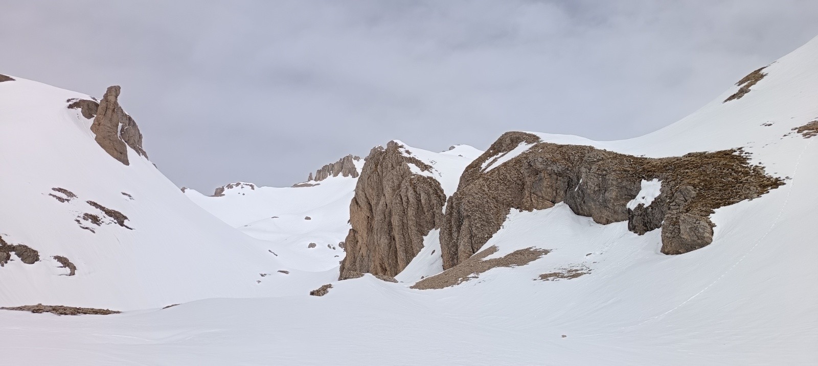Magnifique vallon de Truchière désertique ce matin&nbsp;