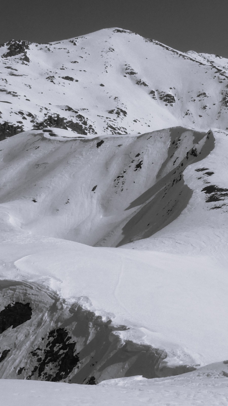 J3 corniches devant la Tête de l'Eyssiloun