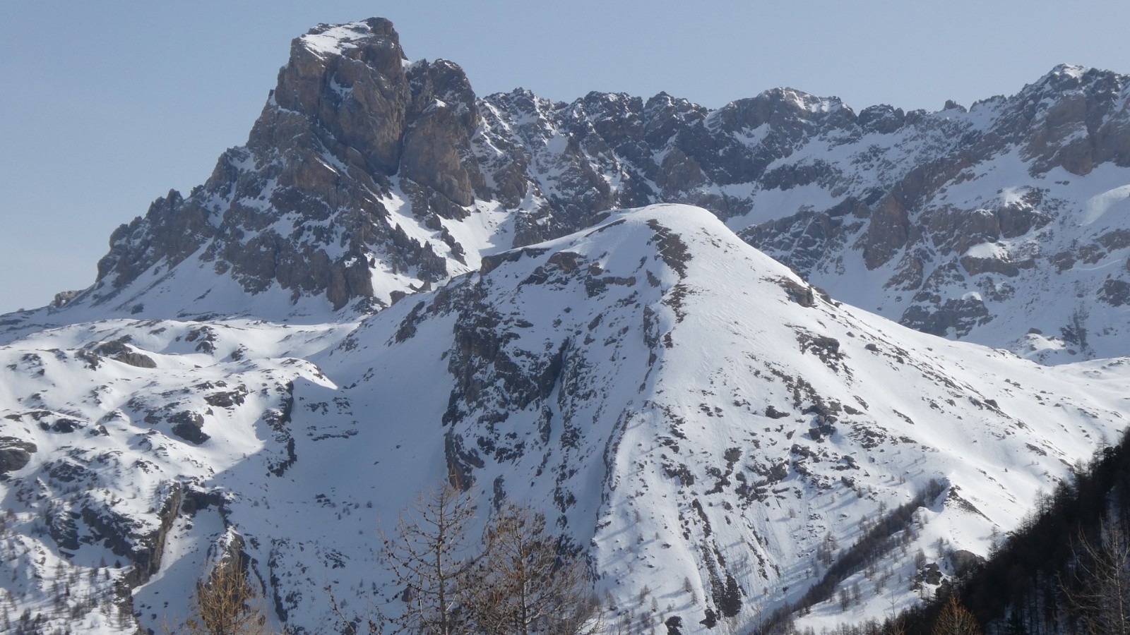 J3 vue sur le Brec de Chambeyron