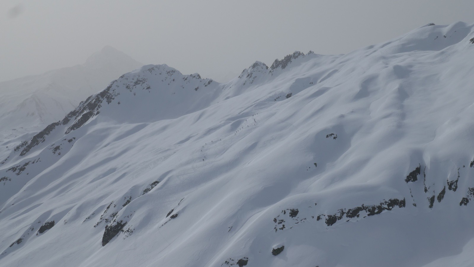 Les chasseurs alpins en direction du Rognolet&nbsp;