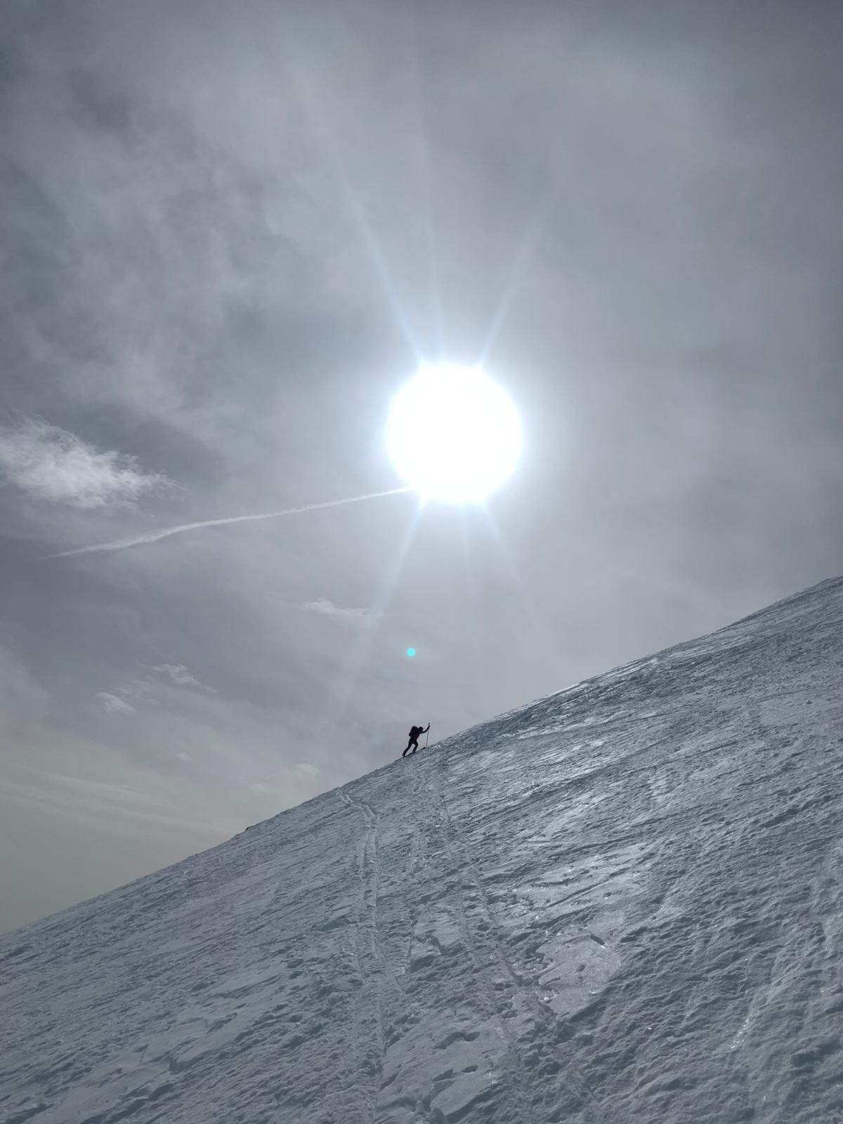 &nbsp;sur la crête NNE des cabottes