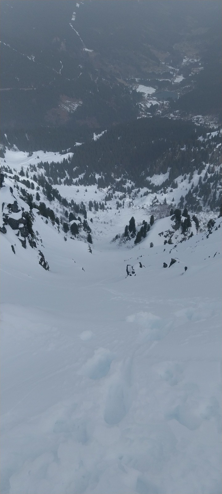 &nbsp;couloir N du Roc Pendet