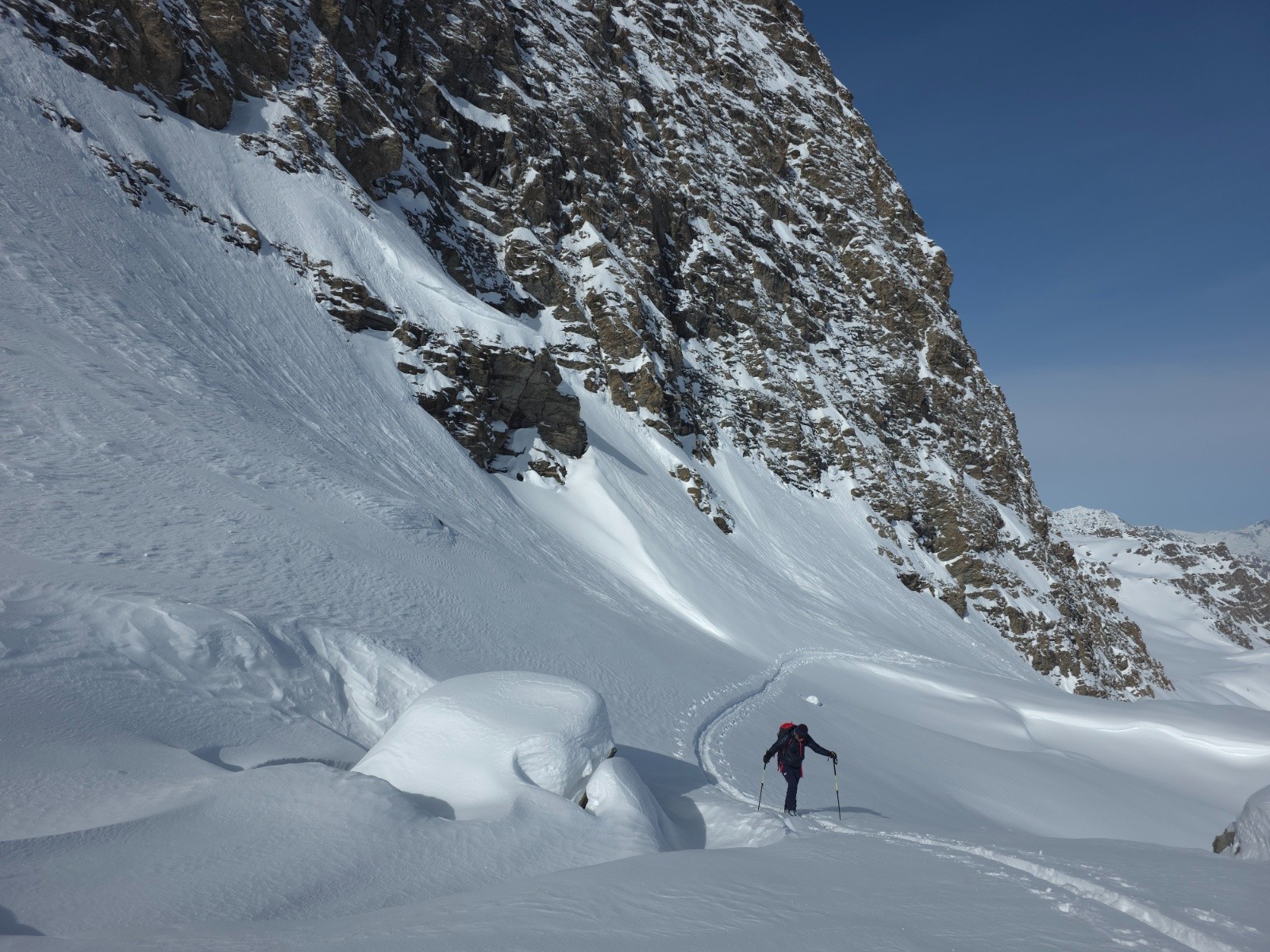 &nbsp;Montee vers la crête de Soustra