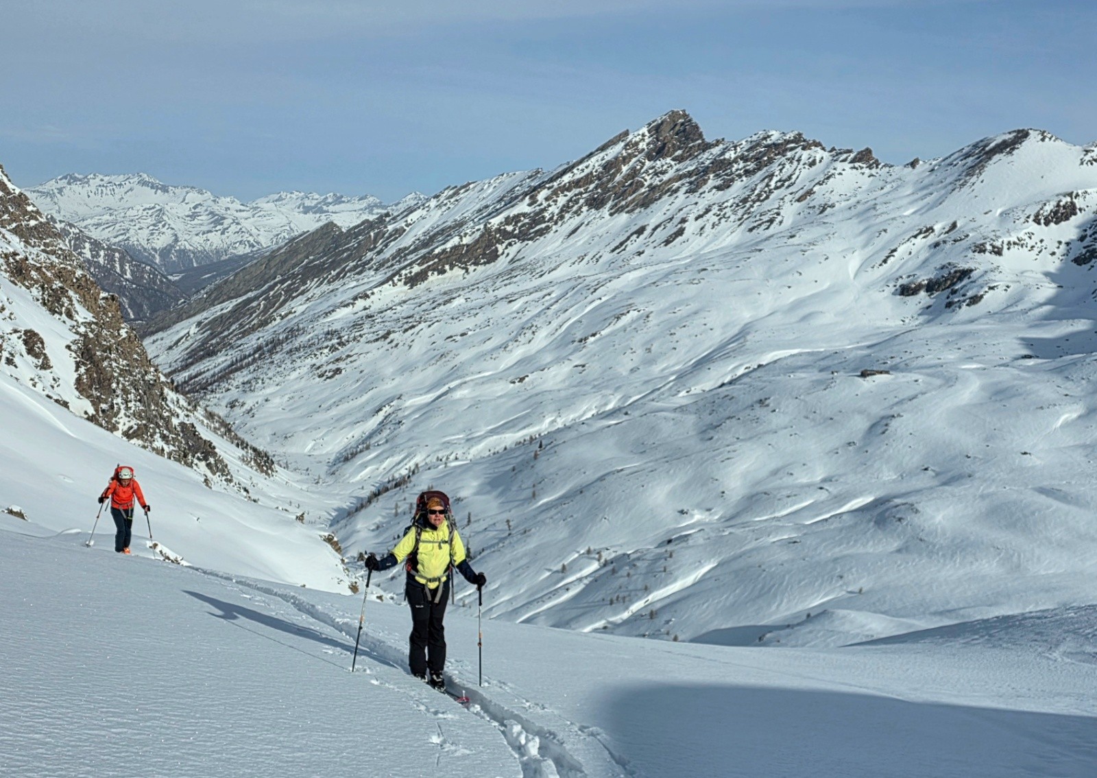Tout au fond, vers Ristolas et Abries&nbsp;
