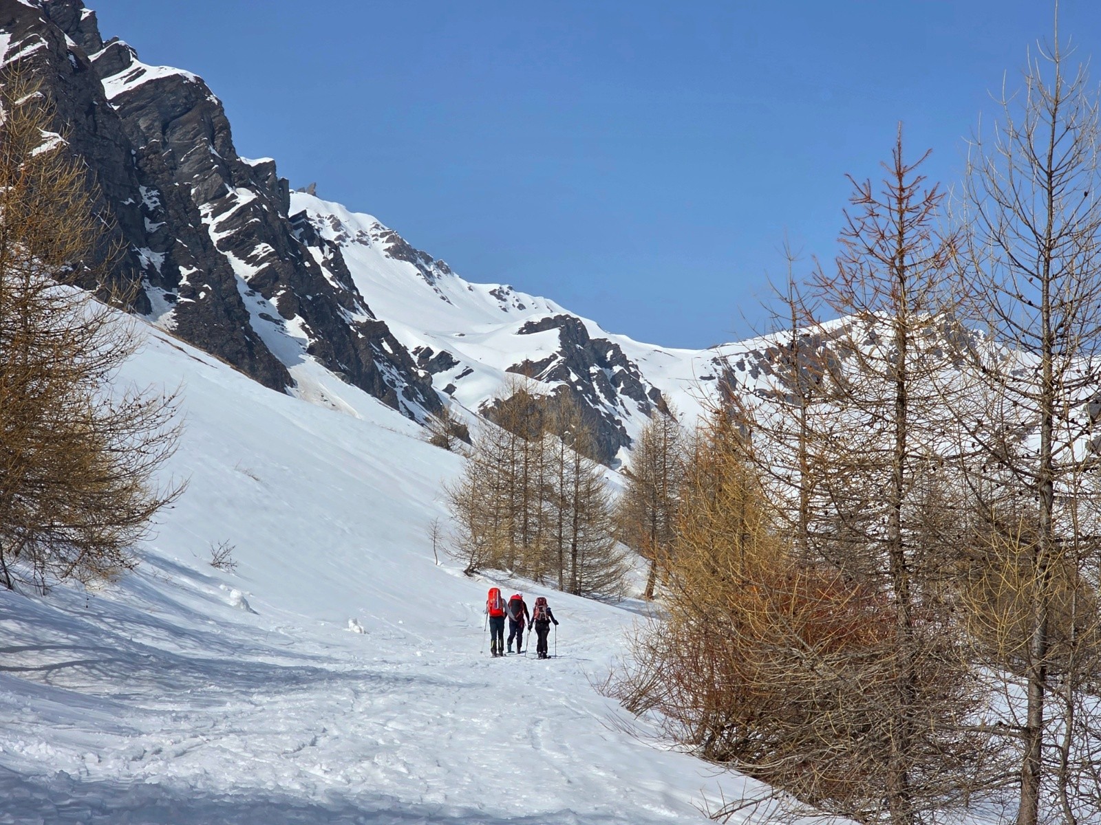 Début de la remontée vers le col Agnel