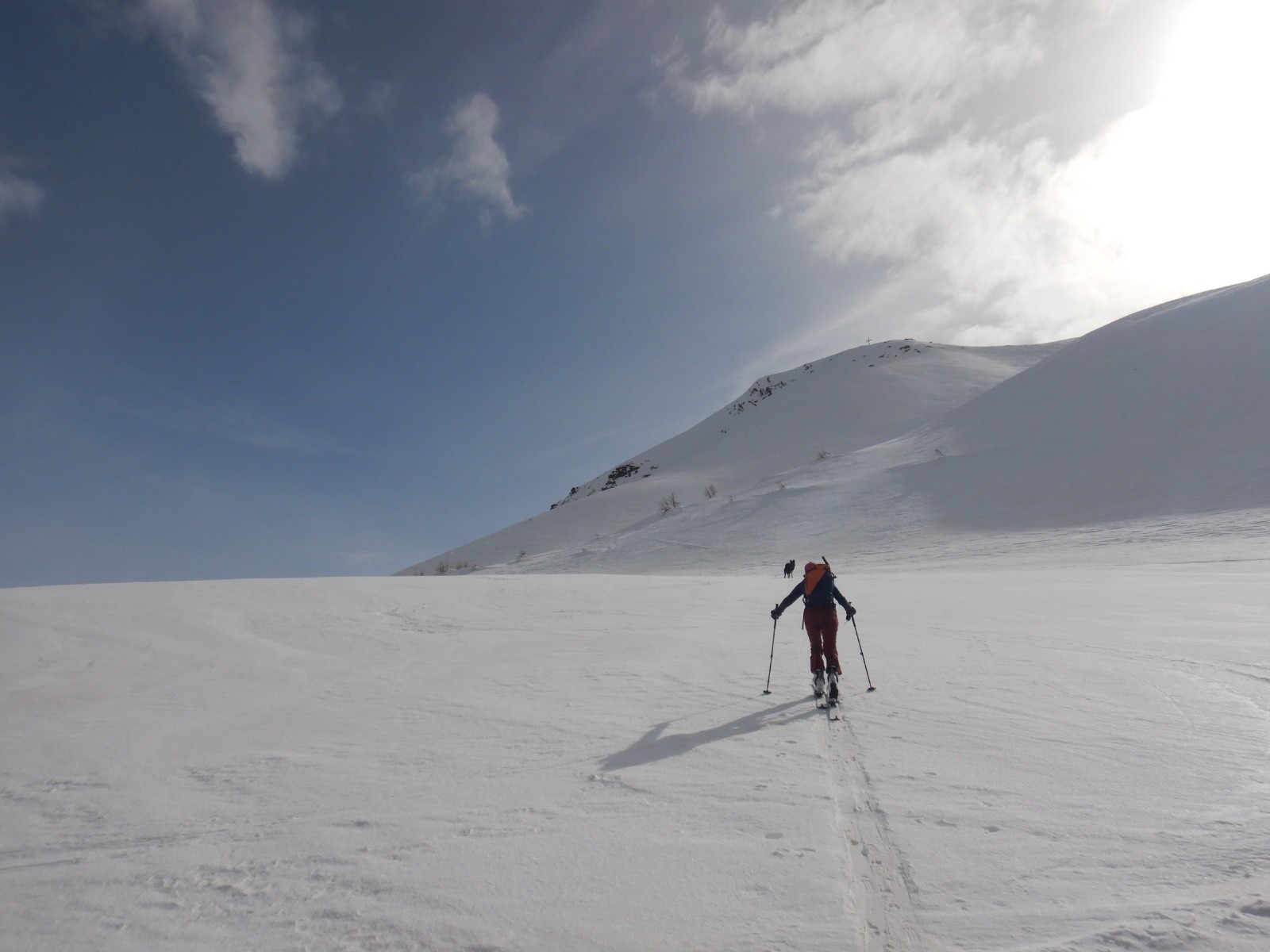 Sommet de la Croix de l'Alpe en vue (la croix est bien visible !)