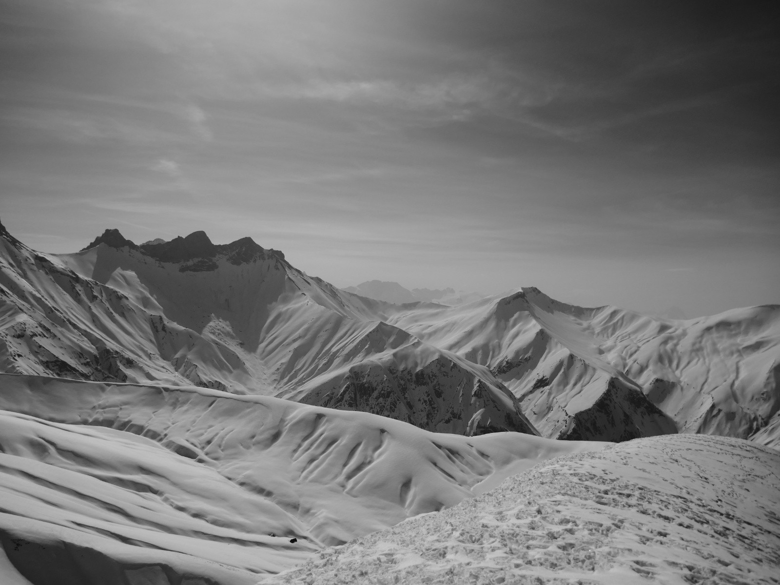 Côté Ecrin au fond dans le cra-cra...😷