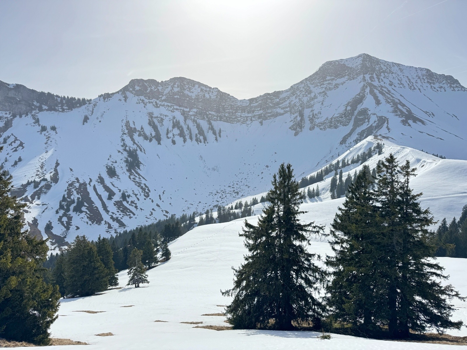 Montée par les crêtes