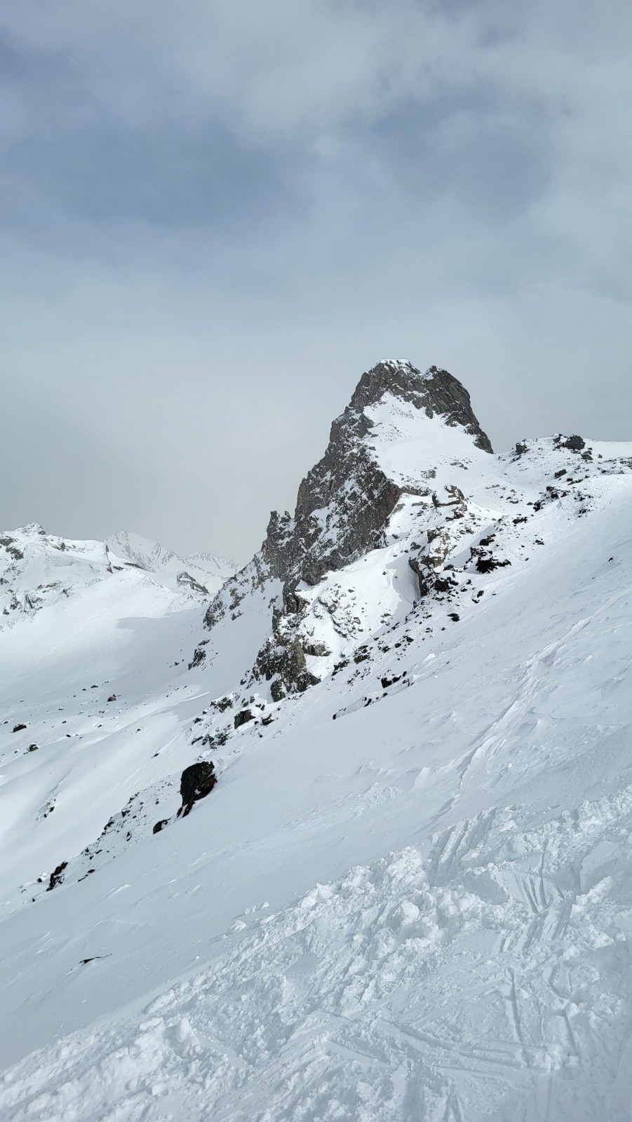 &nbsp;J5 - Tête des Toillies depuis le Col de la Noire