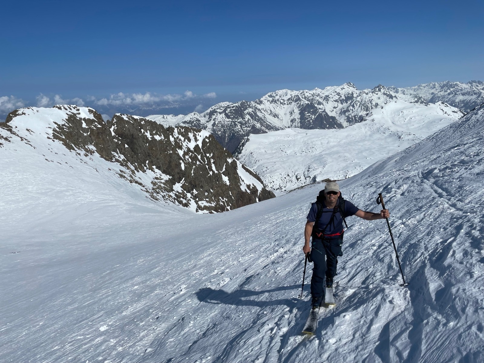 &nbsp;Juste sous le Taillefer, la face ouest pas ouf