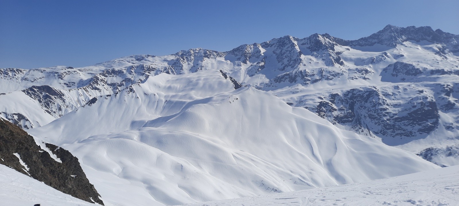 #5 Col du Sabot et Aiguilletes depuis Rochers Motas Col du Sabot et Aiguilletes depuis Rochers Motas