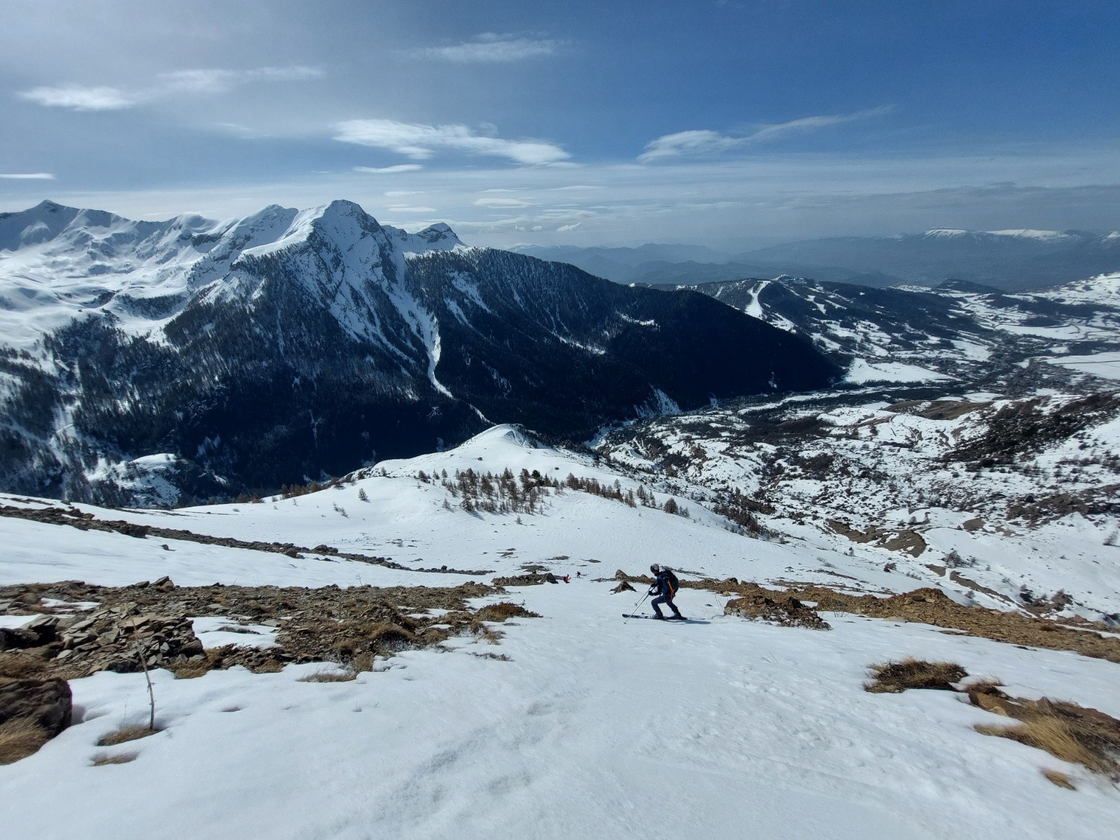 &nbsp;Au dessus du replat de la Masse