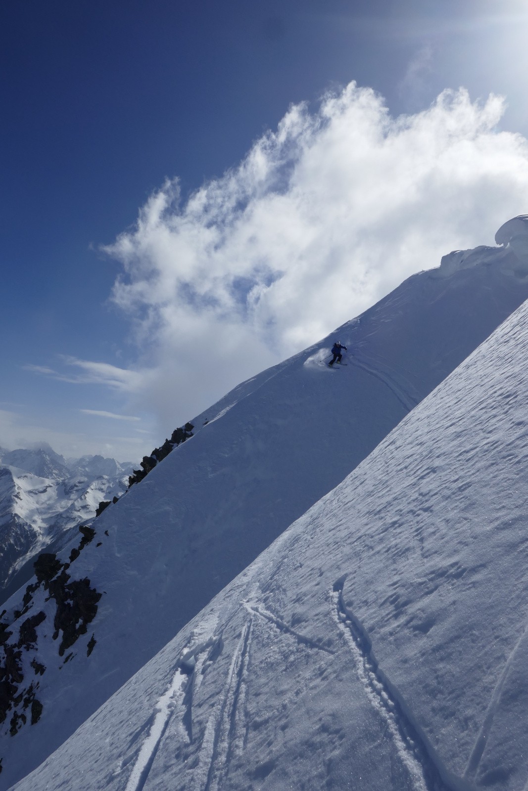 #12 Premier virage direct sous le sommet en NE Premier virage direct sous le sommet en NE