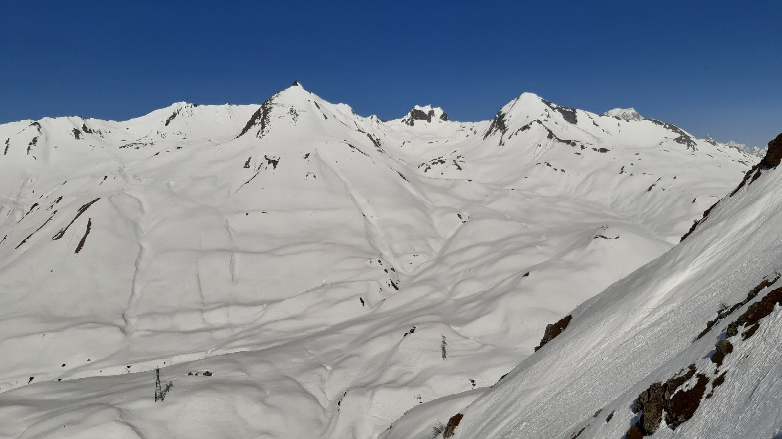 Au-dessus du Col du Pt St Bernard&nbsp;
