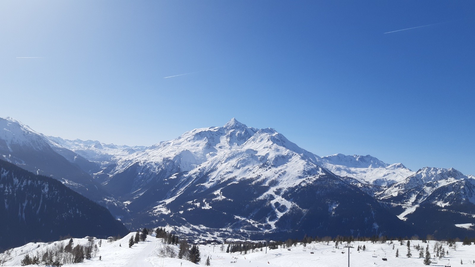 Vers la station des Arcs&nbsp;