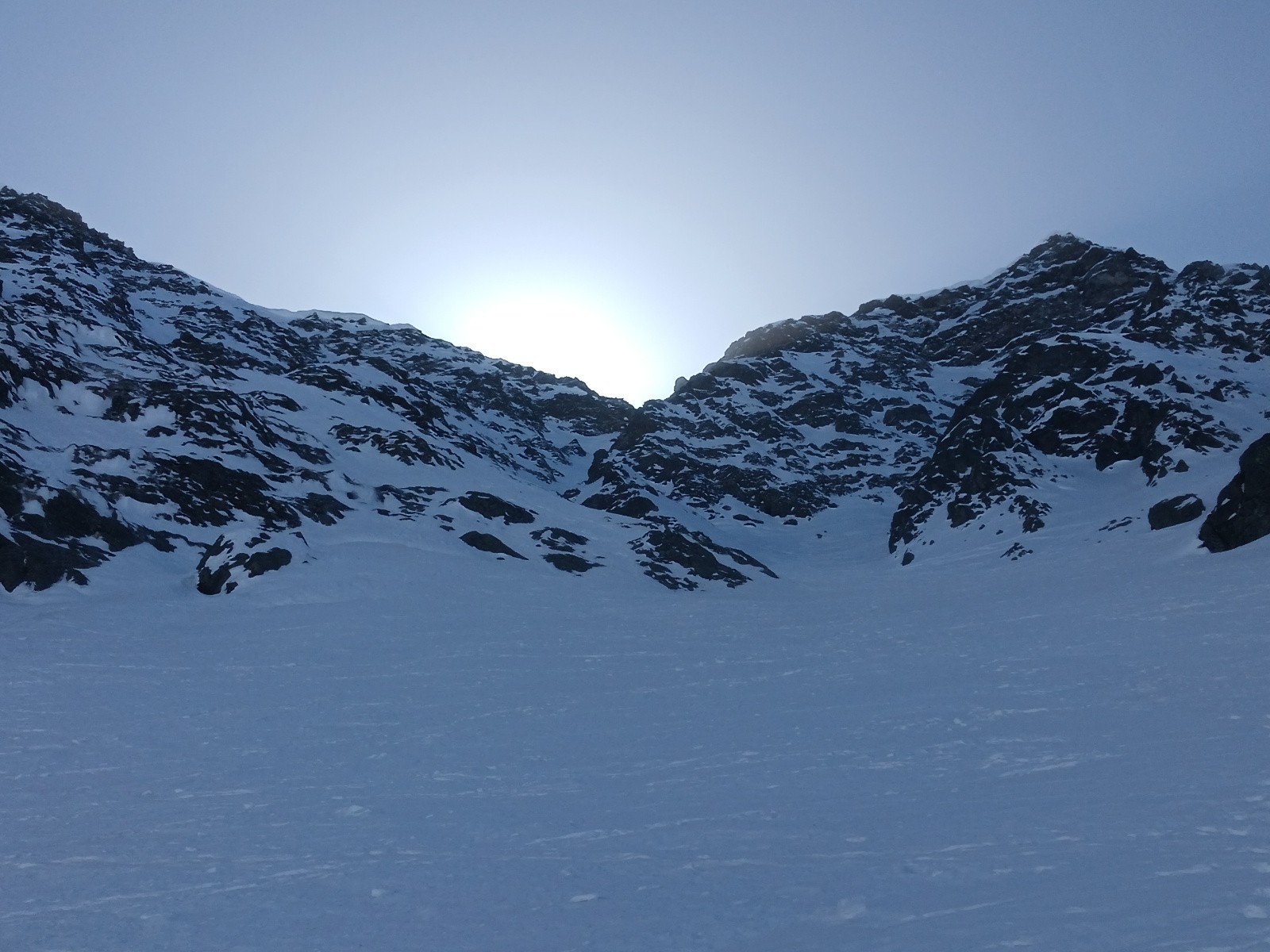 Couloir NE, Chaborgne sur sa droite