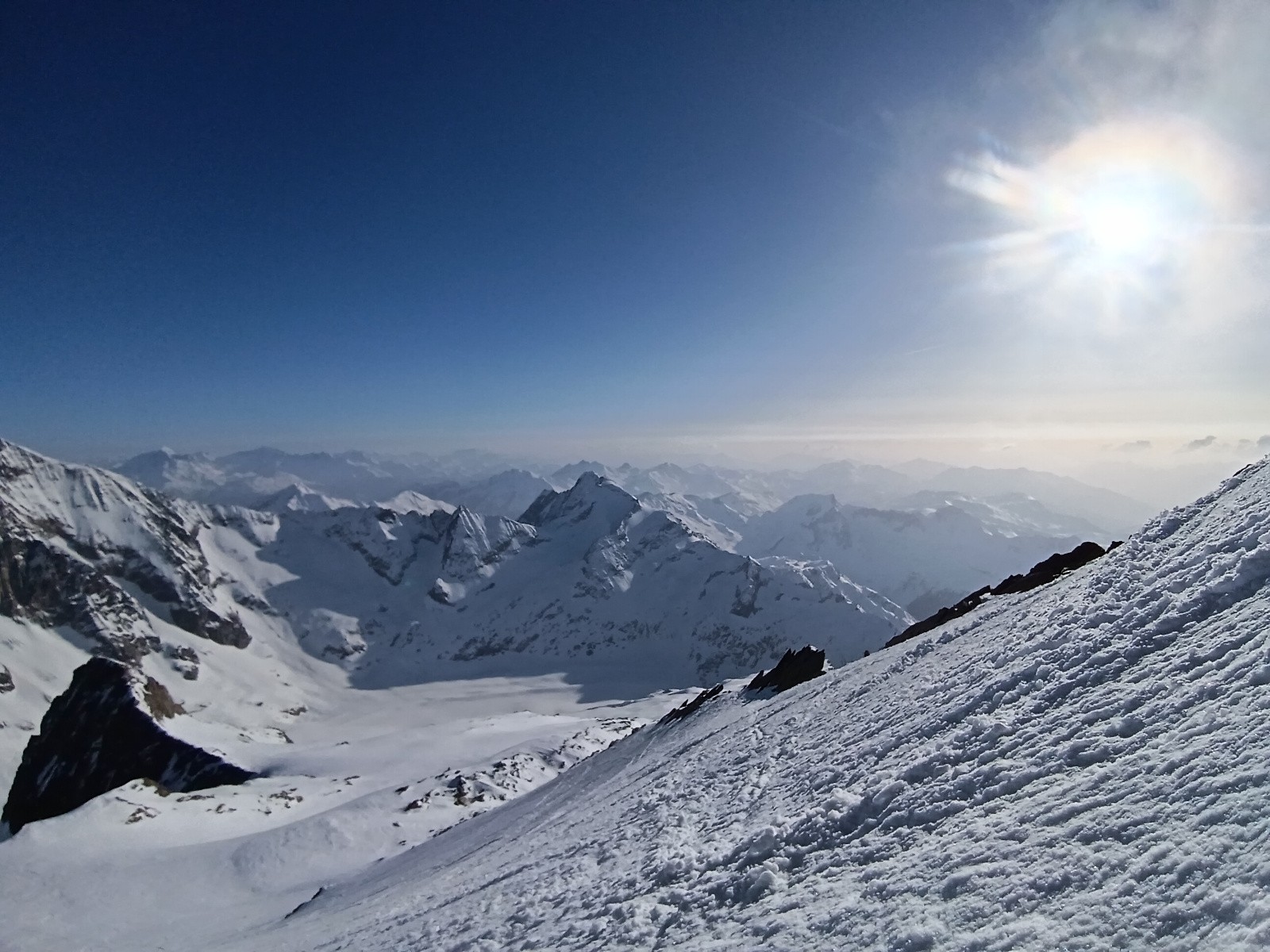 Glacier de Tré-la-Tête sous le mont Tondu