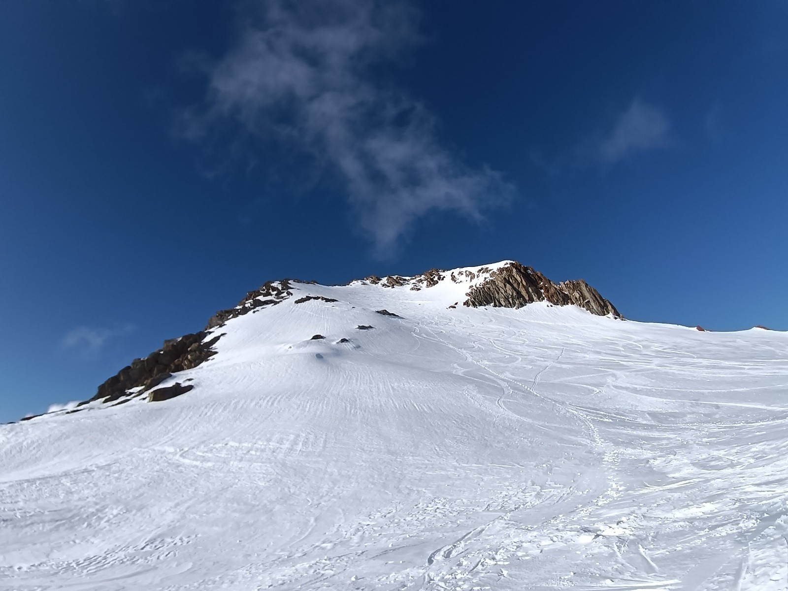 Face S de la Bérangère, celle par laquelle on y grimpe