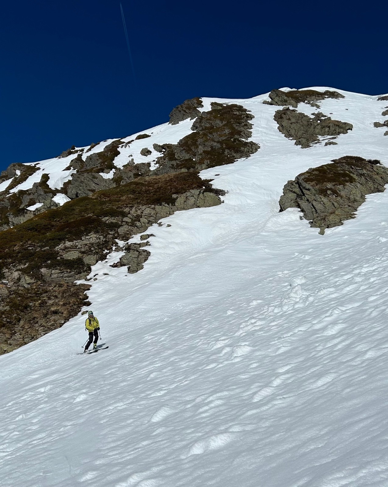 &nbsp;Dans la descente Sud du Mirantin