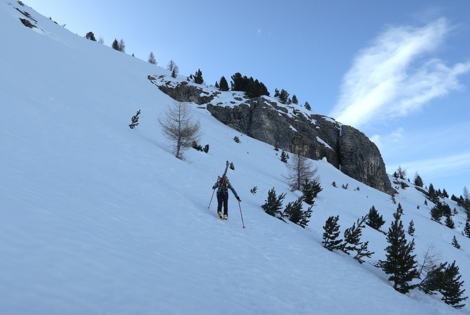 Montée au dessus du Col du Festre&nbsp;
