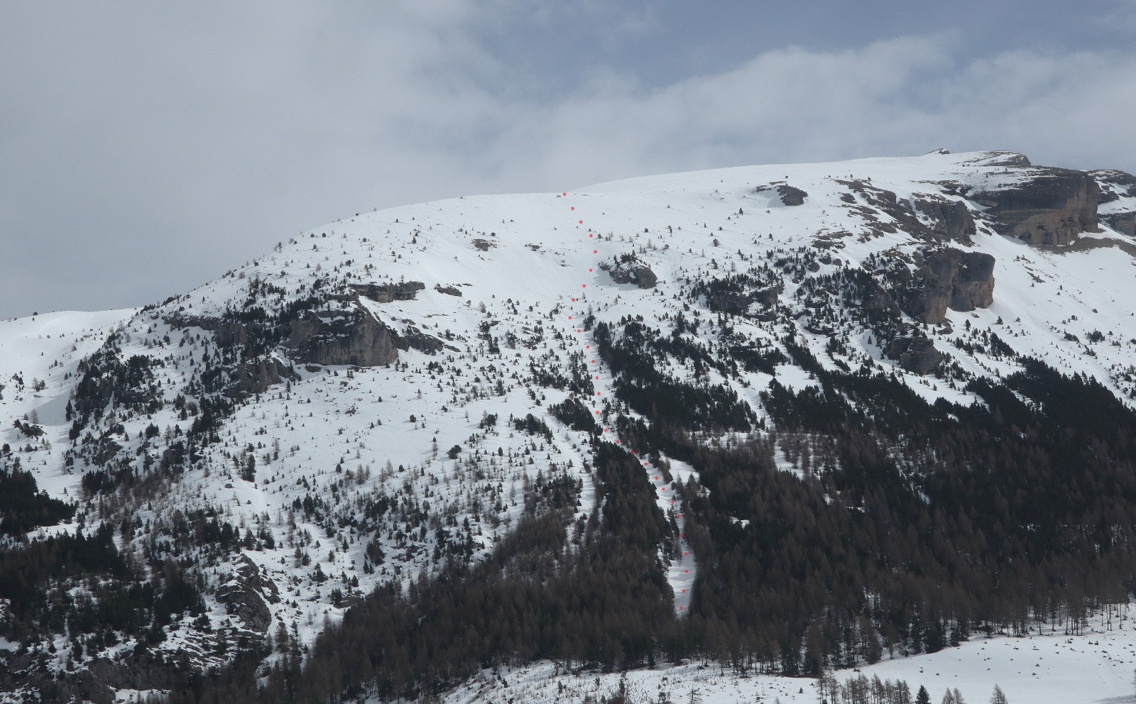 L'itinéraire de montée&nbsp;