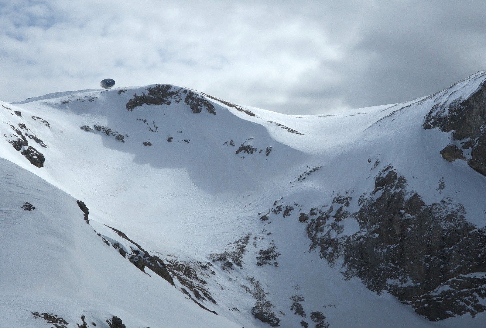 Sortie de la Combe de la Cluse sur le plateau de Bure&nbsp;